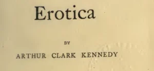Erotica-Arthur Clarke Kennedy