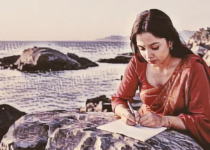 In the ocean of love written by Sathish Kalathil