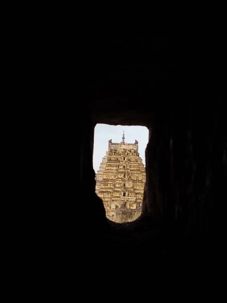 Viroopaksha Temple Pinhole view-Hampi