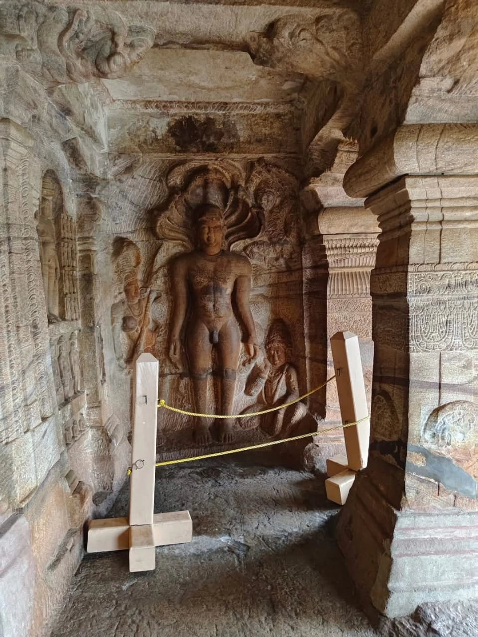 Fourth Badami Cave temple in Hampi