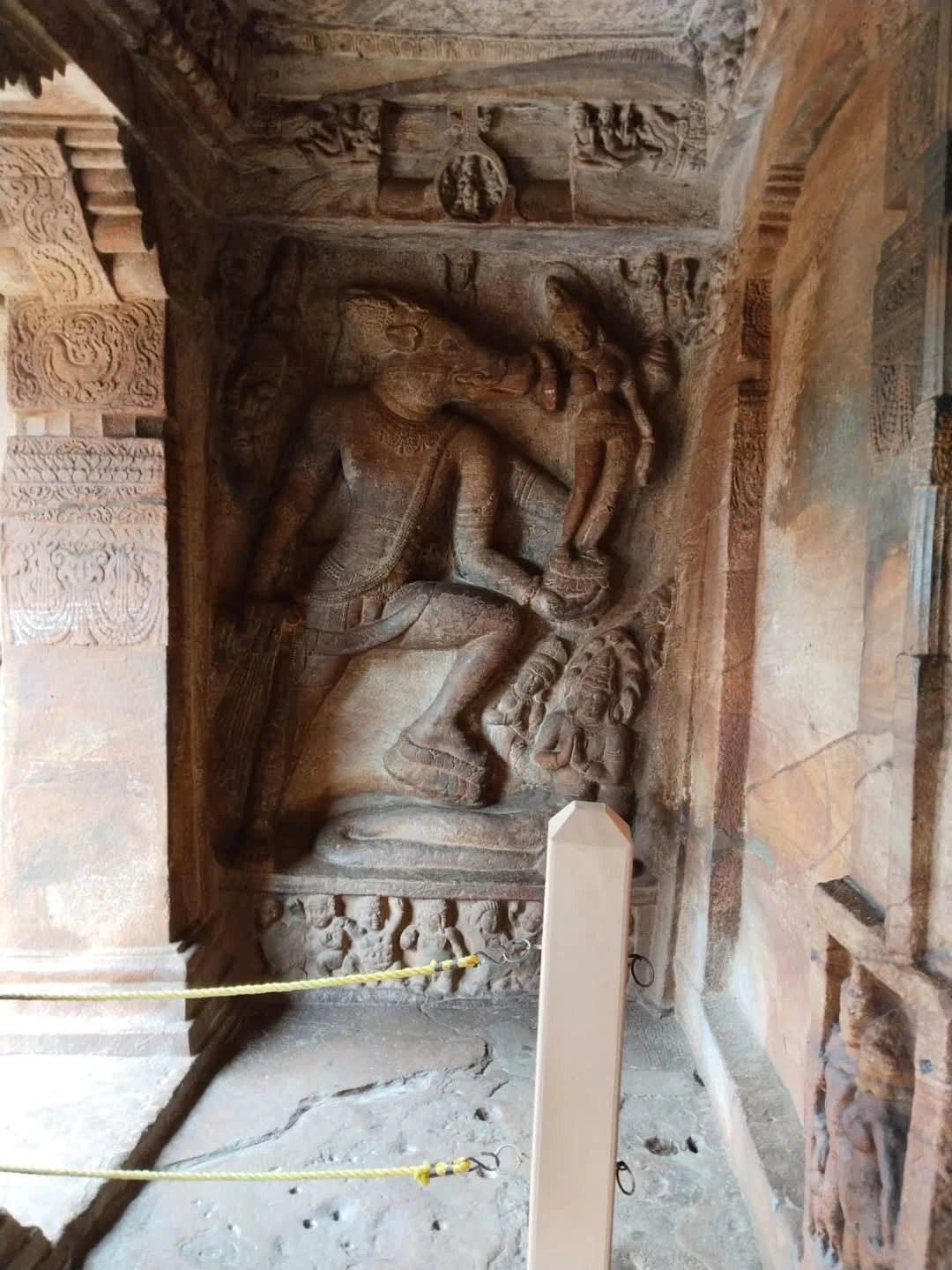 Second Badami Cave temple in Hampi