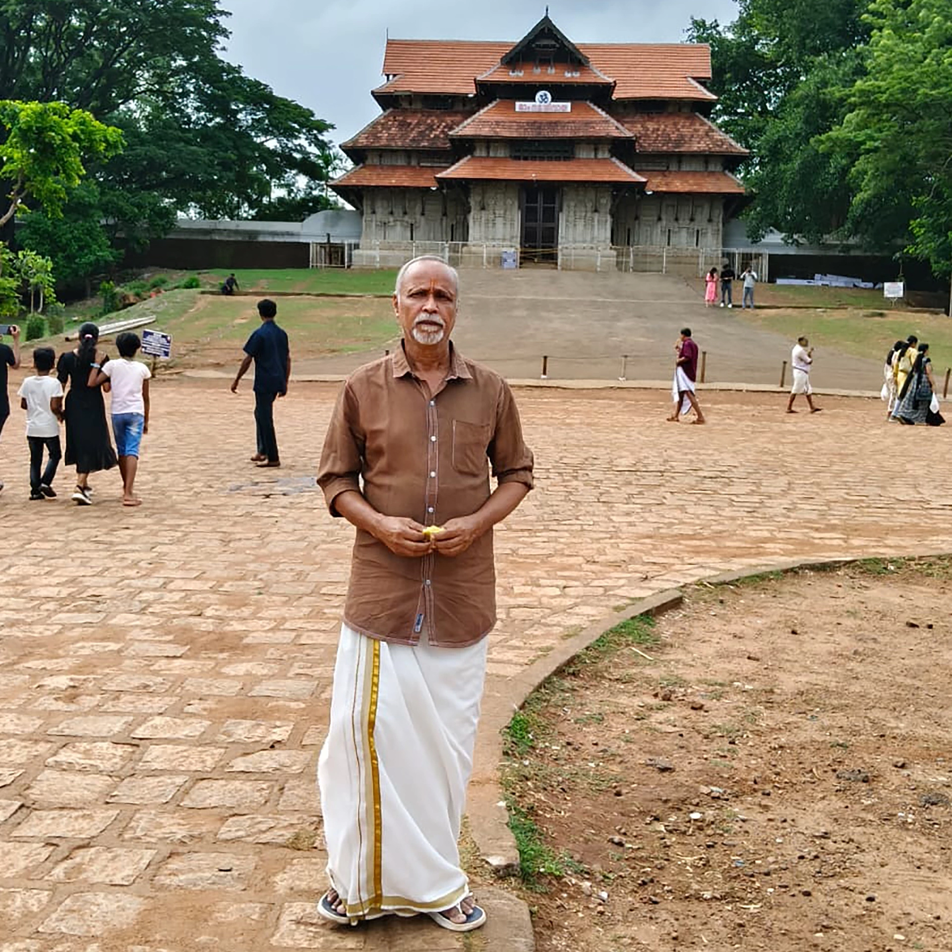 C A Krishnan at Thekkinkkadu