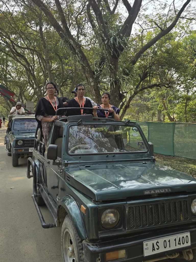 Jeep Travel into Kaziranga National Park